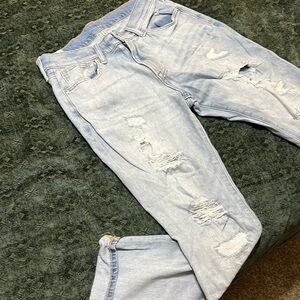 H&M Jeans in Blue with Slim Fit and Stretch Fabric